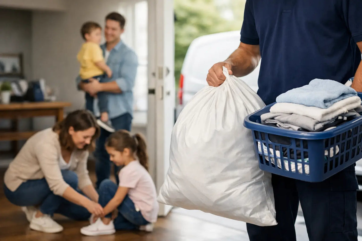 Can Laundry Pickup Save Time for Busy Families?